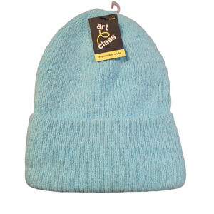 NWT art class blue winter hat, one size